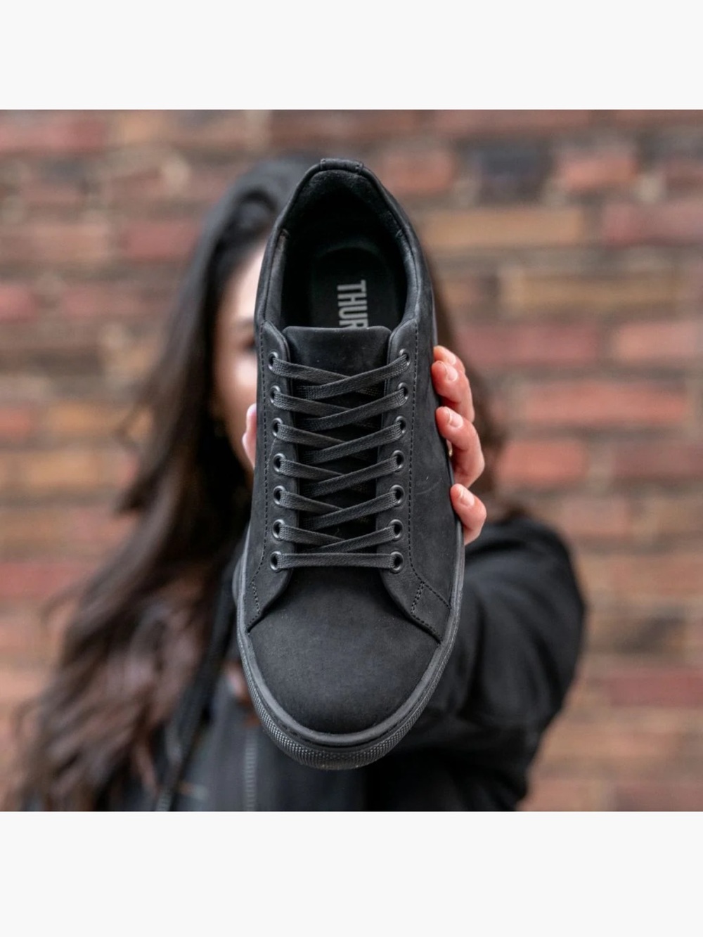 Thursday Boot Women's Premier Low Top Sneaker Matte Black